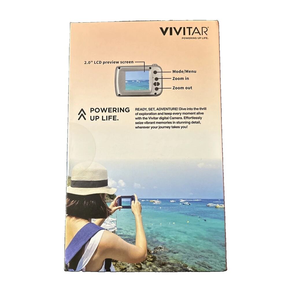 Vivitar Snapshot Digital Camera with Lithium-Ion Rechargeable Battery Brand New! - Picture 2 of 6